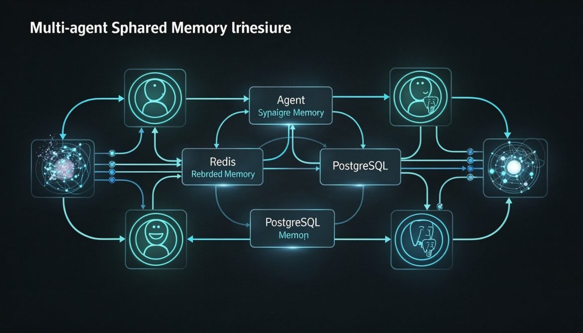 AI Agents with Memory Part 6: Multi-Agent Memory Sharing – Shared Memory Spaces Across Agent Networks with Redis and PostgreSQL