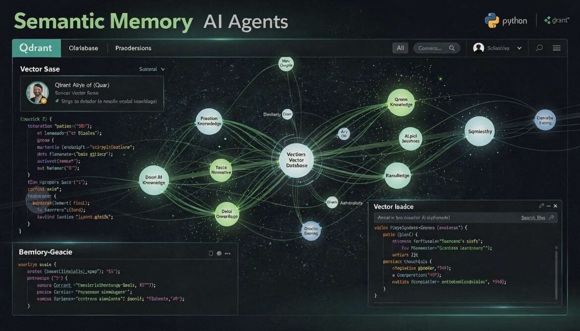 AI Agents with Memory Part 3: Semantic Memory – Building a Long-Term Knowledge Layer with Qdrant and Python