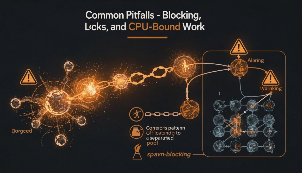Async Rust with Tokio Part 8: Common Pitfalls – Blocking, Locks, and CPU-Bound Work