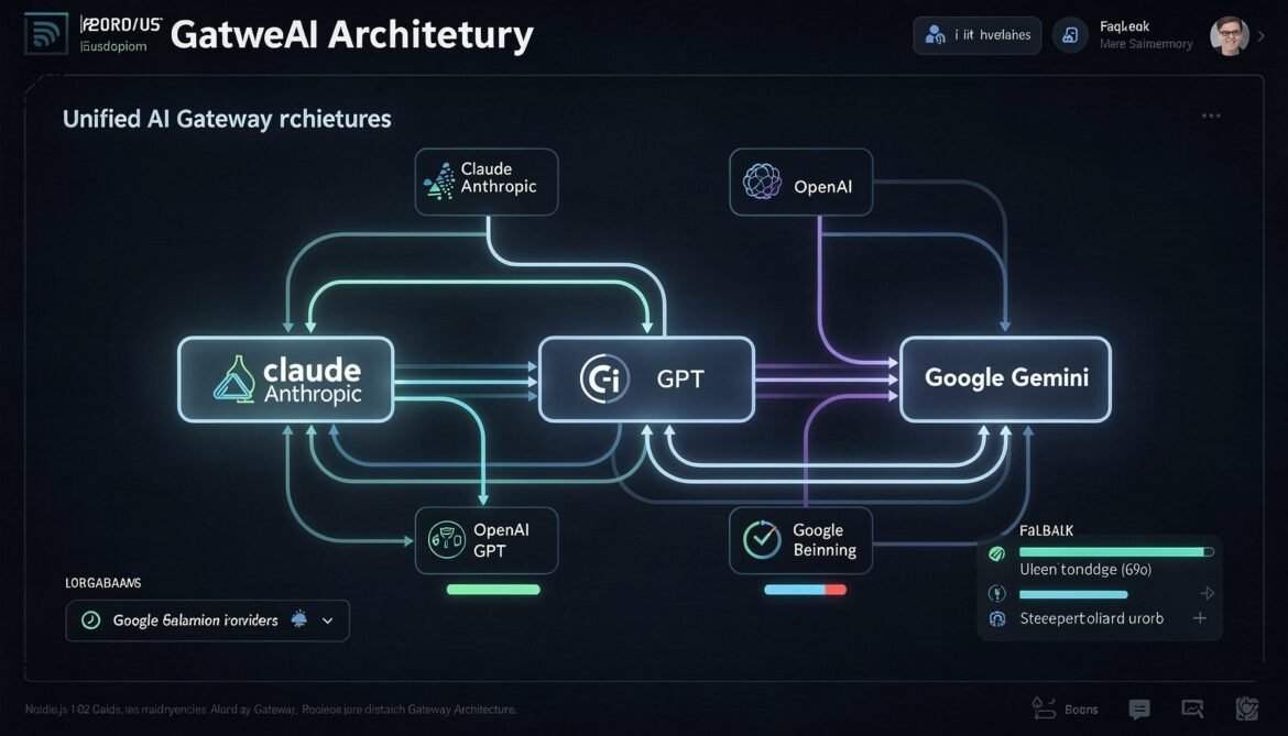Multi-Provider AI Gateway in Node.js: Unified Caching, Routing, and Fallback for Claude Sonnet 4.6, GPT-5.4, and Gemini 3.1 Pro